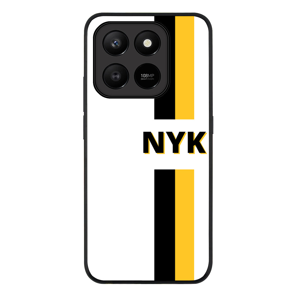 Custom Striped Monogram Phone Case - Honor