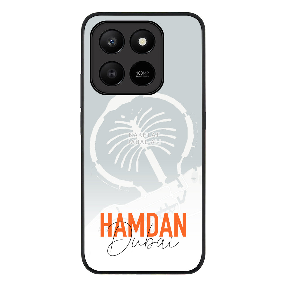 Personalized Location Map & Name, Phone Case - Honor