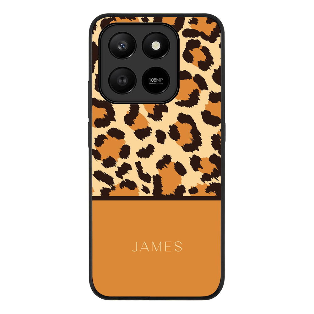 Personalized Text Animal Skin Pattern, Phone Case - Honor