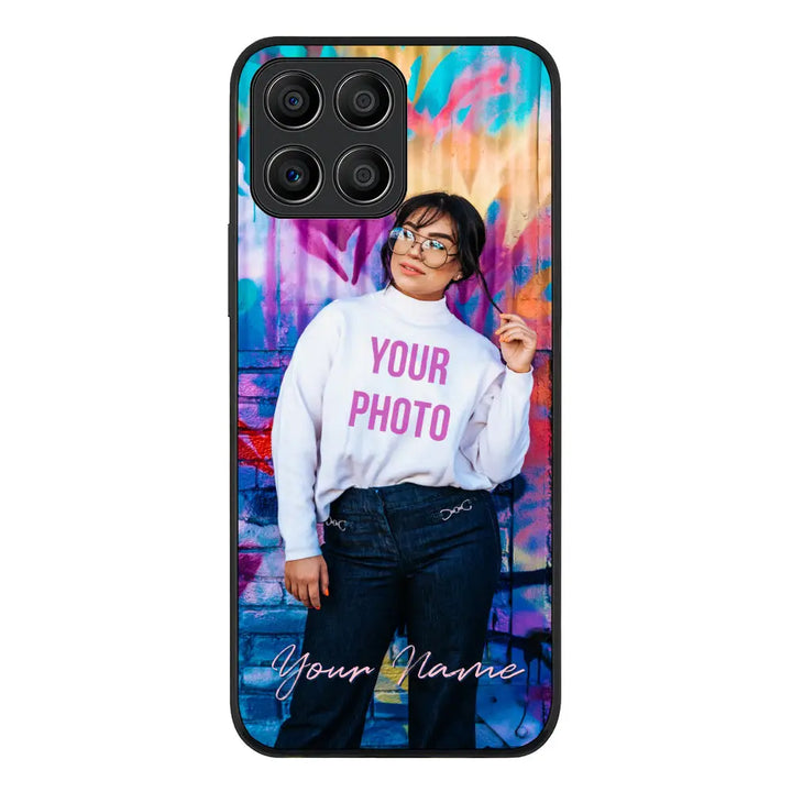 Honor X8 5G / Rugged Black Phone Case Custom Photo, My Style Phone Case - Honor - Stylizedd