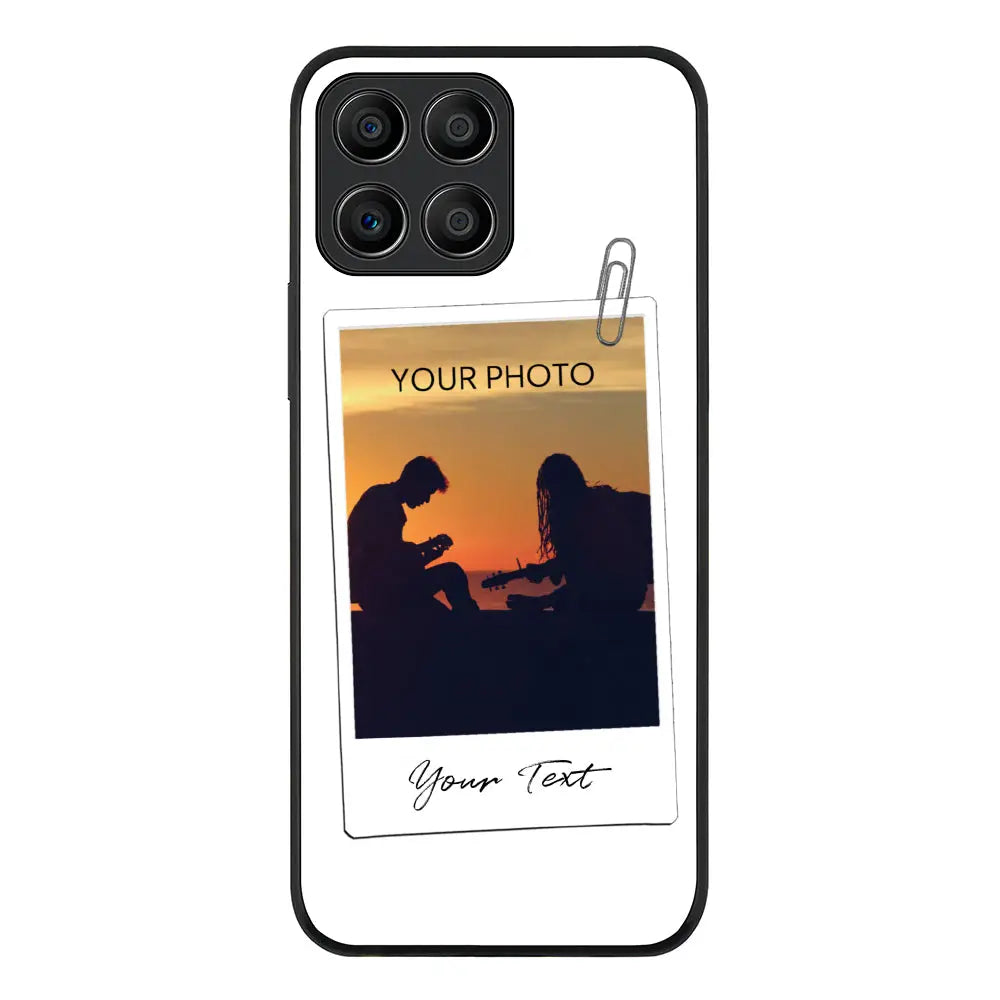 Honor X8 5G Rugged Black Polaroid Photo Phone Case - Honor - Stylizedd.com