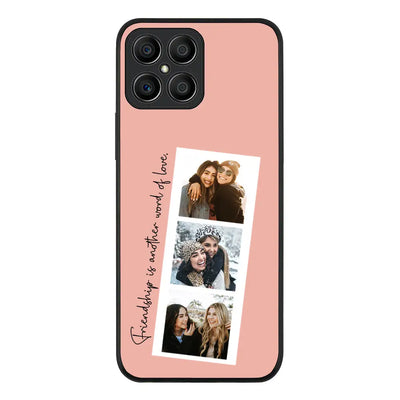 Honor X8 Rugged Black Custom Photo Strip Polaroid Style, Phone Case - Honor - Stylizedd.com