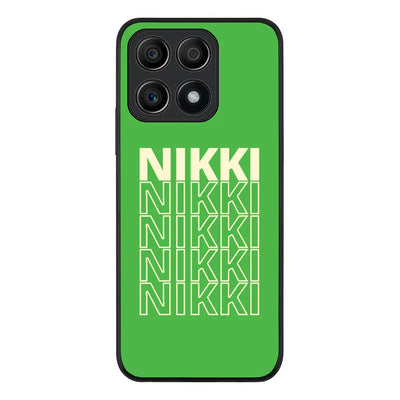 Honor X8A Rugged Black Repeated Monogram Phone Case - Honor - Stylizedd.com