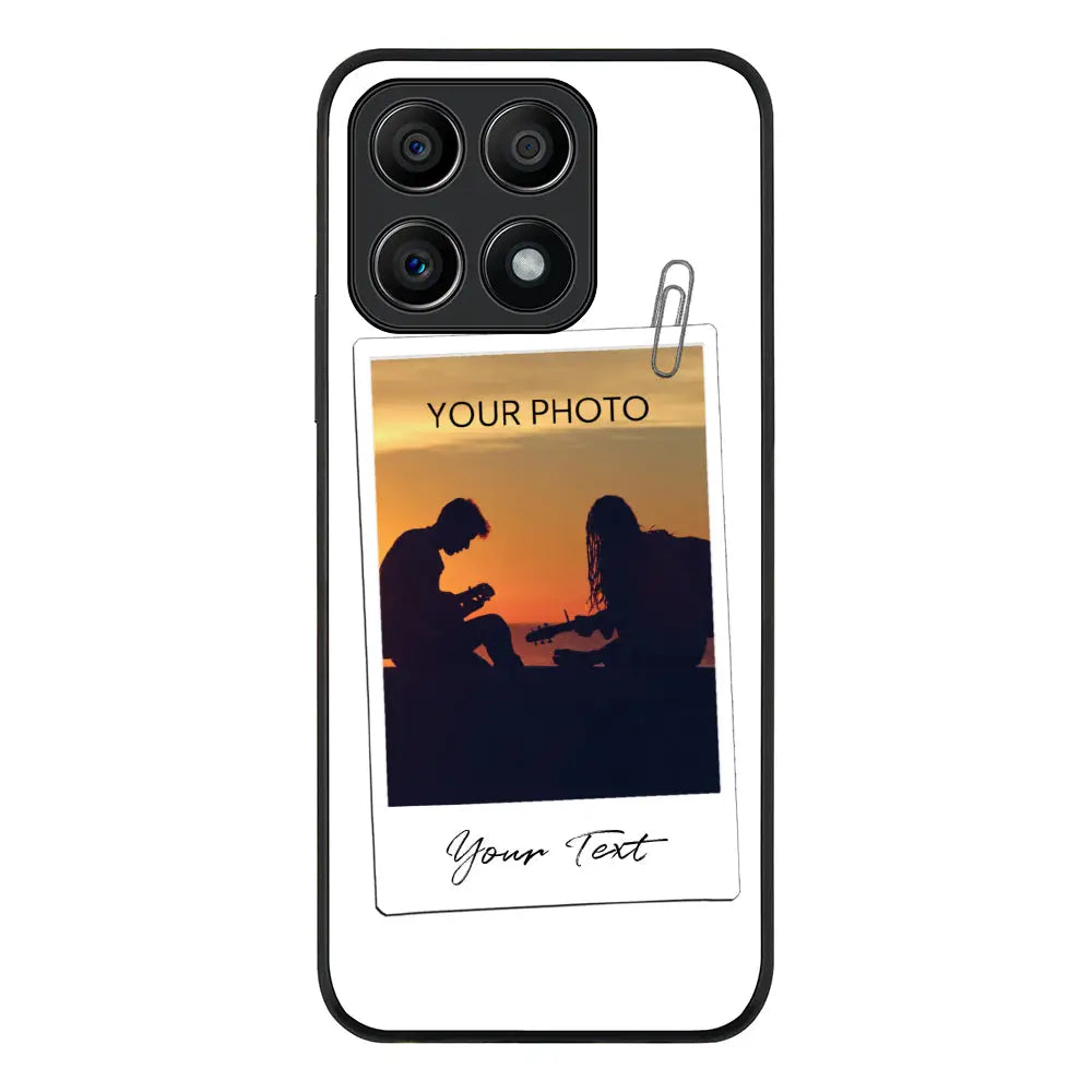 Honor X8A Rugged Black Polaroid Photo Phone Case - Honor - Stylizedd.com