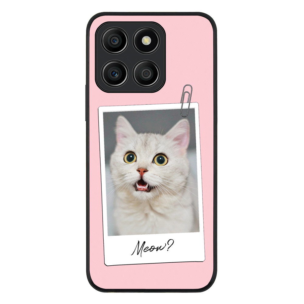 Polaroid Photo Pet Cat Phone Case - Honor - X8b / Rugged Black - Stylizedd