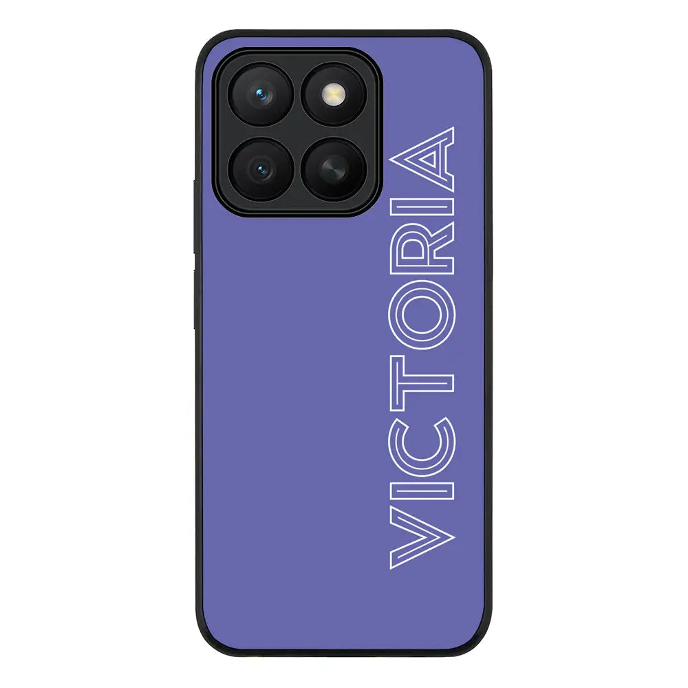 Personalized Name Custom Phone Case - Honor - X8c / Rugged Black - Stylizedd