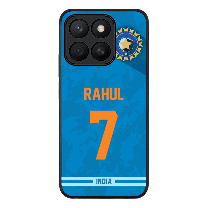 Personalized Cricket Jersey Phone Case Custom Name & Number - Honor - X8c / Rugged Black - Stylizedd