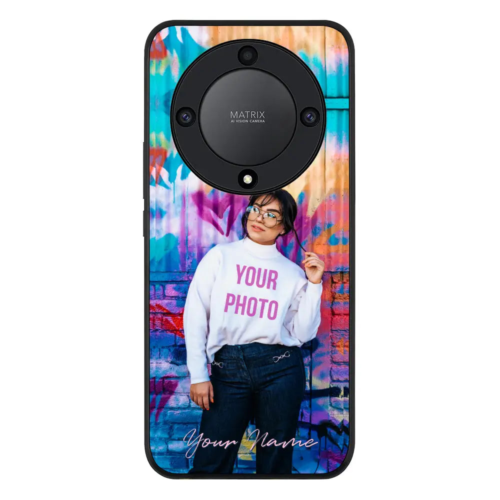 Honor X9a 5G / Rugged Black Phone Case Custom Photo, My Style Phone Case - Honor - Stylizedd