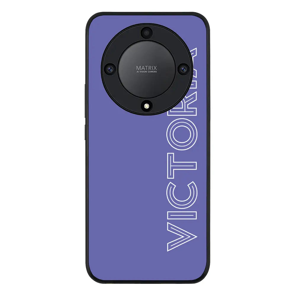 Personalized Name Custom Phone Case - Honor - X9a 5G / Rugged Black - Stylizedd