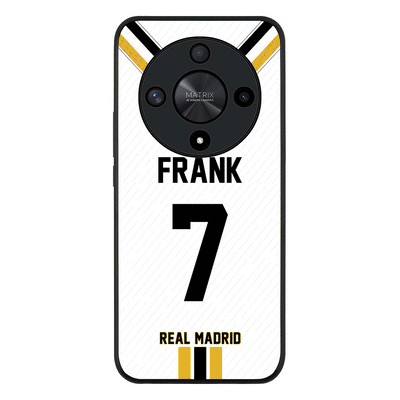 Personalized Football Clubs Jersey Phone Case Custom Name & Number - Honor - X9b / Rugged Black