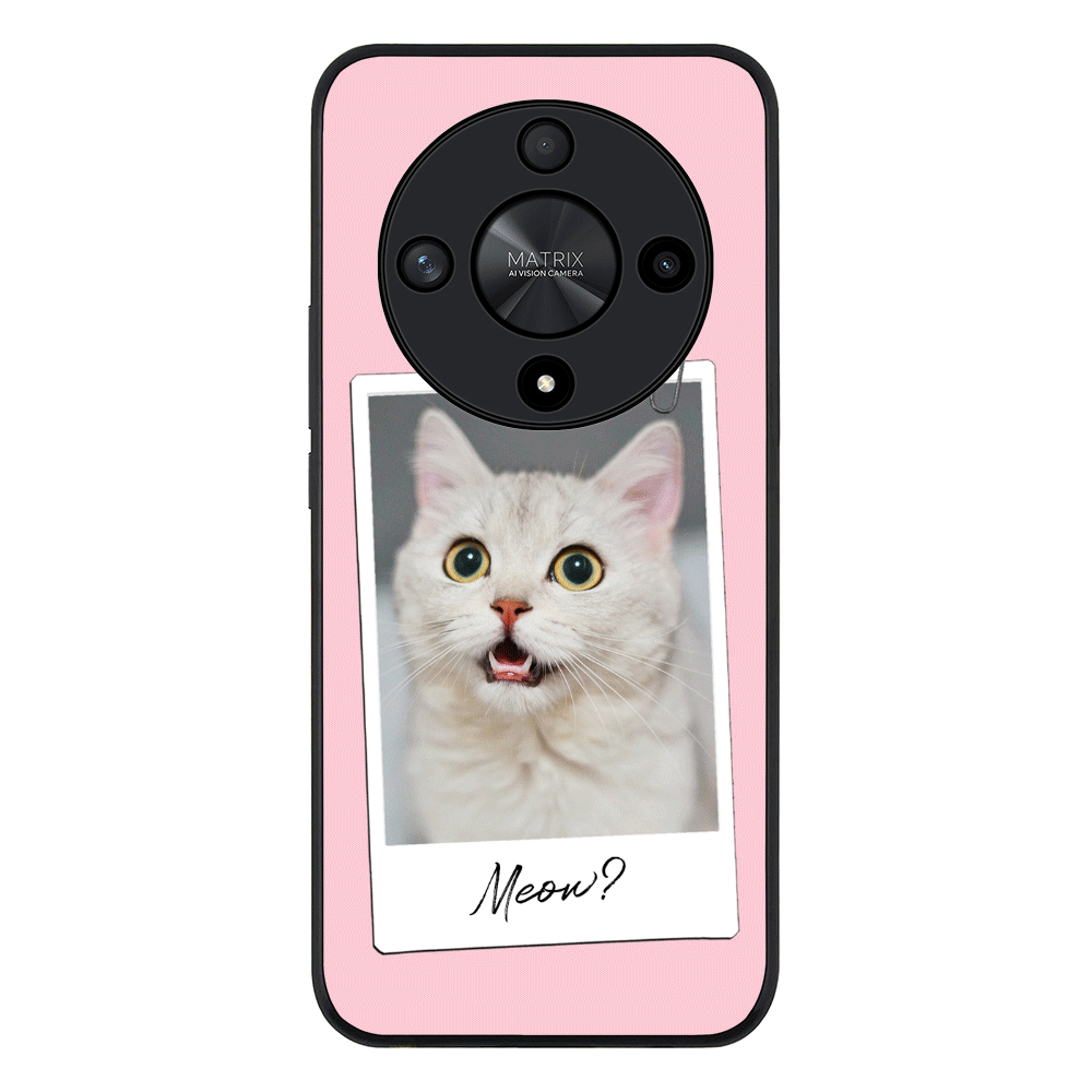 Polaroid Photo Pet Cat Phone Case - Honor - X9b / Rugged Black - Stylizedd