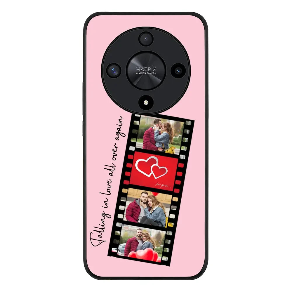 Honor X9b / Rugged Black Phone Case Custom Valentine Photo Film Strips, Phone Case - Honor - Stylizedd