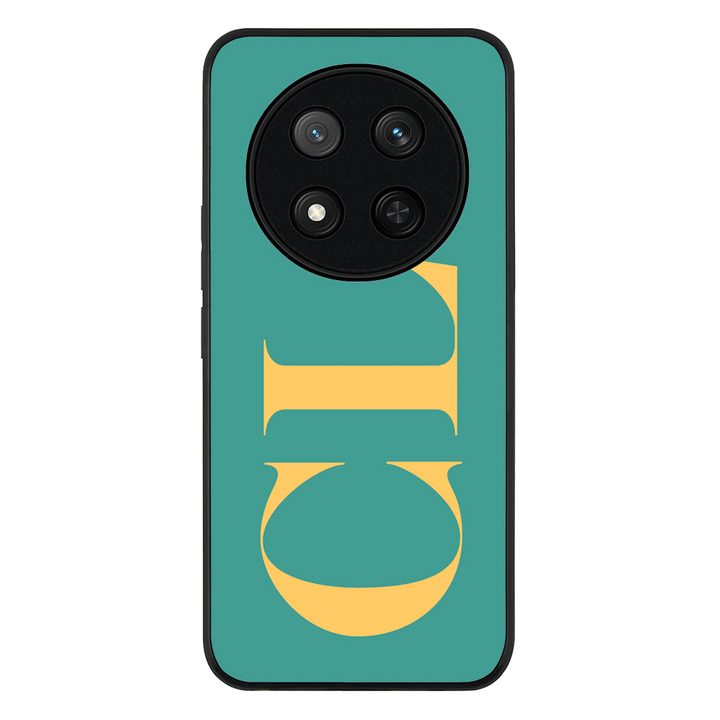 Personalized Monogram Large Initial 3D Shadow Text Phone Case - Honor - X9c / Magic7 Lite / Rugged