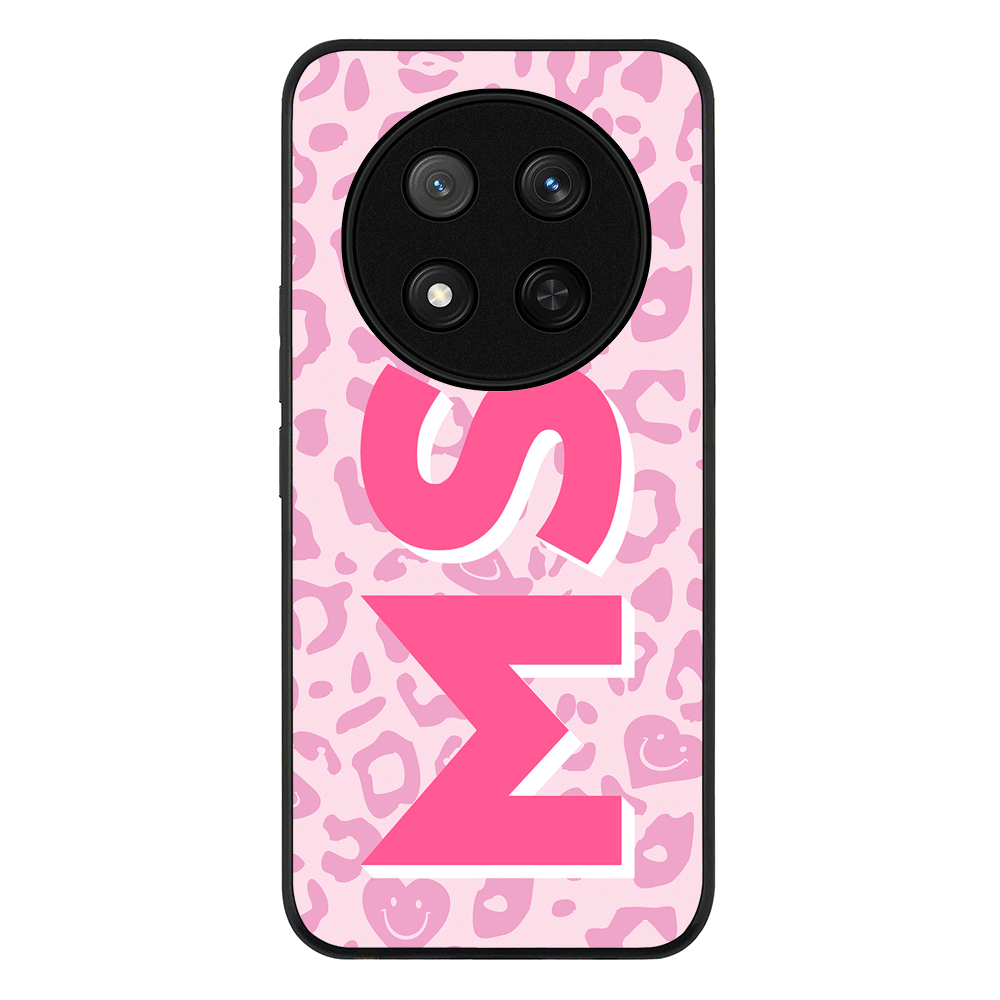 Custom Monogram Initial 3D Shadow Text Seamless Pattern Phone Case - Honor - X9c / Magic7 Lite