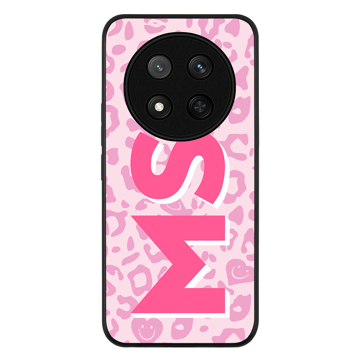 Custom Monogram Initial 3D Shadow Text Seamless Pattern Phone Case - Honor - X9c / Magic7 Lite
