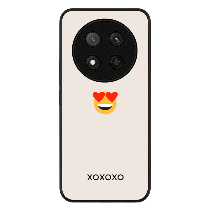 Custom Text Emojis Emoticons Phone Case - Honor - X9c / Magic7 Lite / Rugged Black - Stylizedd