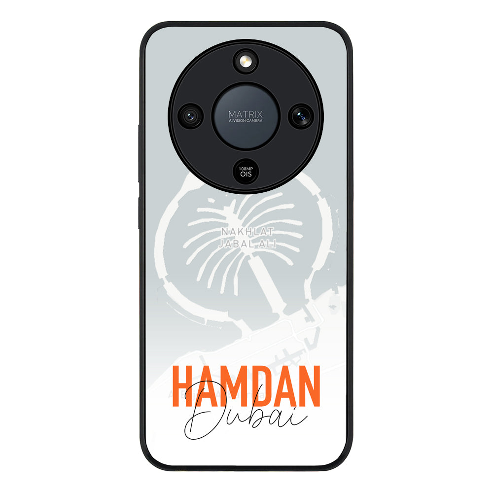 Personalized Location Map & Name, Phone Case - Honor