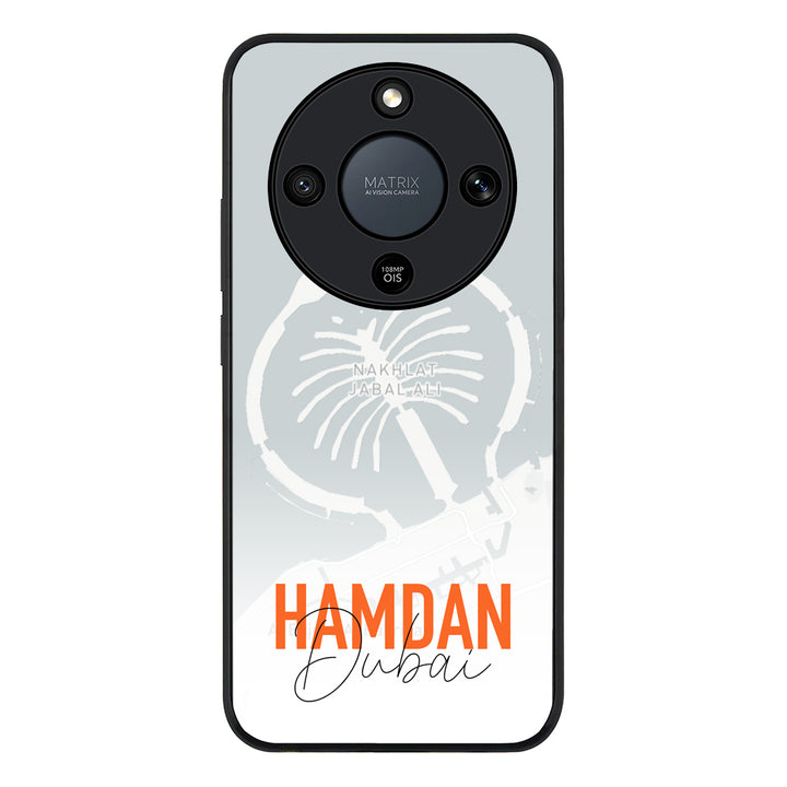 Personalized Location Map & Name, Phone Case - Honor