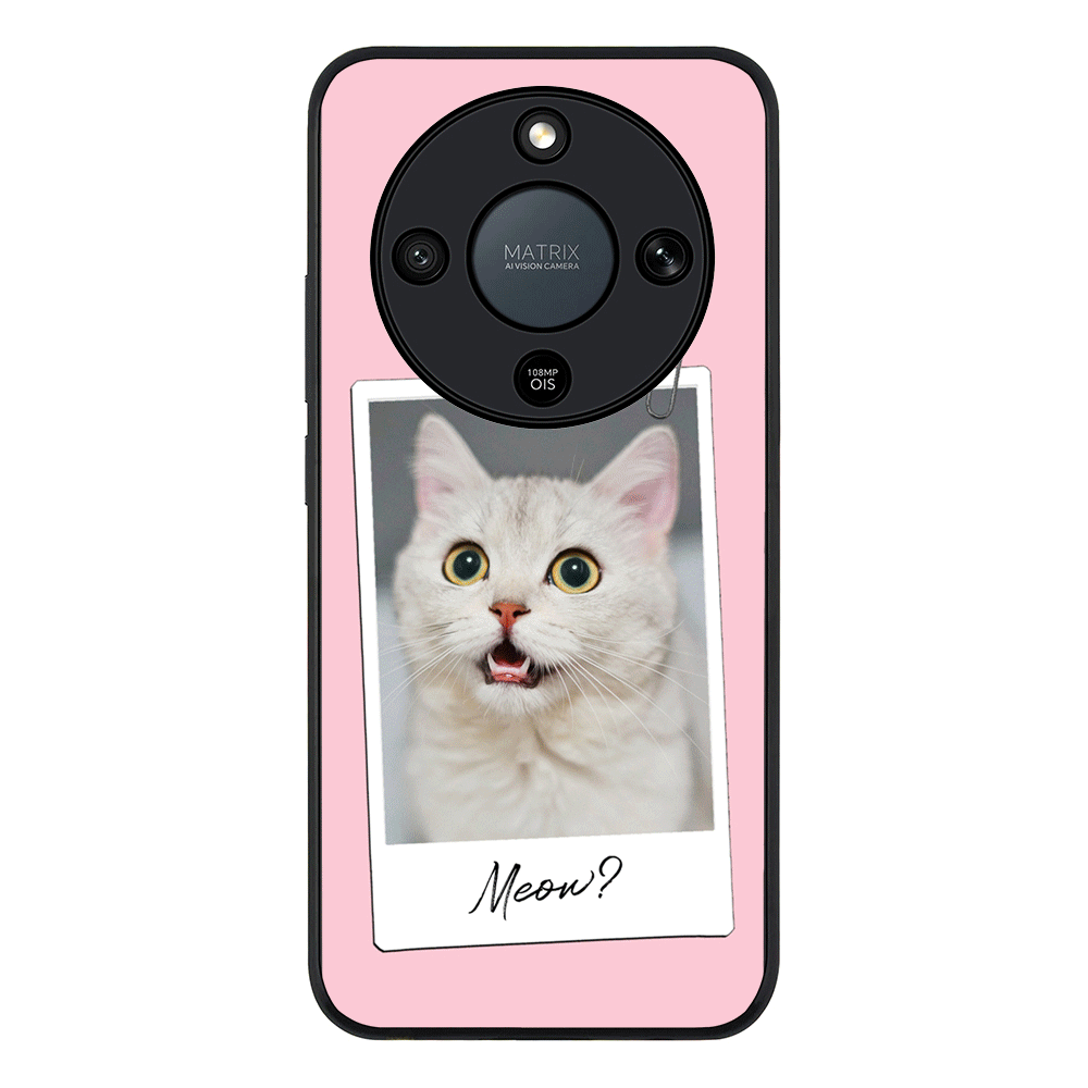 Polaroid Photo Pet Cat, Phone Case - Honor