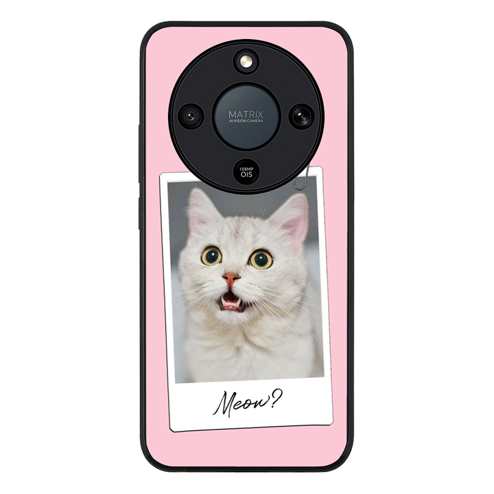 Polaroid Photo Pet Cat, Phone Case - Honor