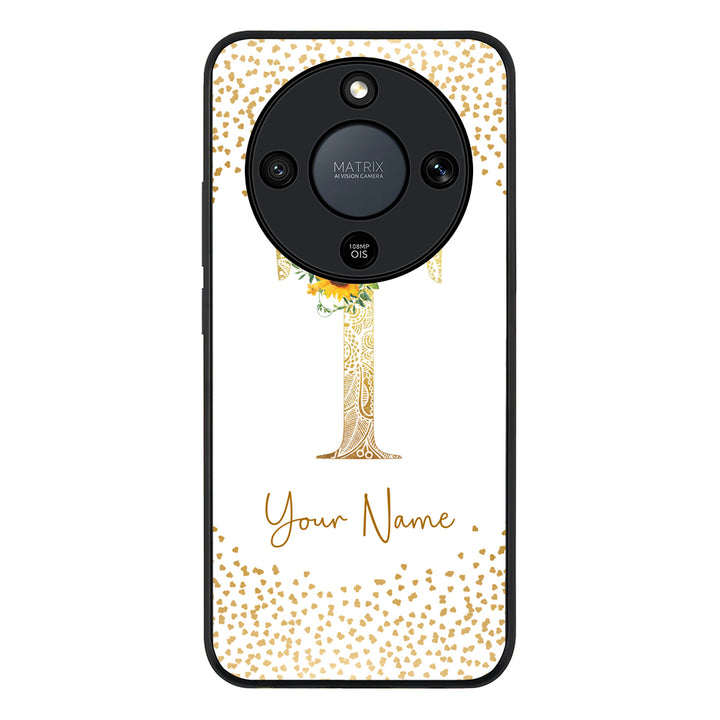 Floral Mandala Initial Phone Case - Honor