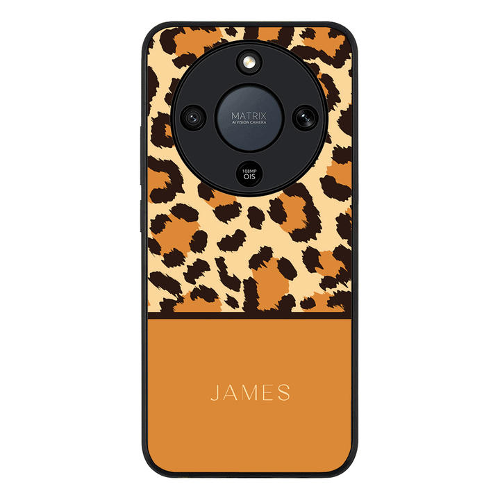Personalized Text Animal Skin Pattern, Phone Case - Honor