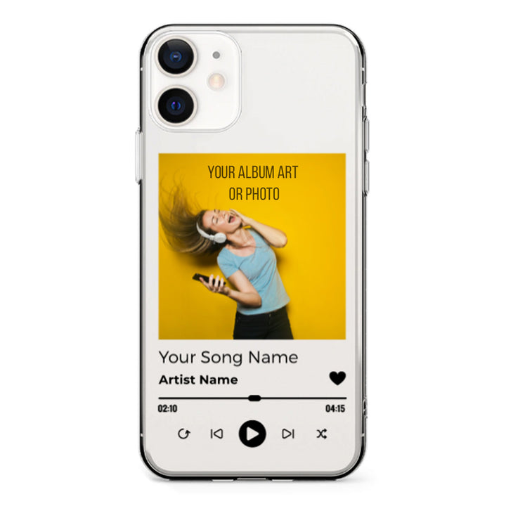 Apple iPhone 12 Mini / Clear Classic Custom Album Art Phone Case - Stylizedd.com