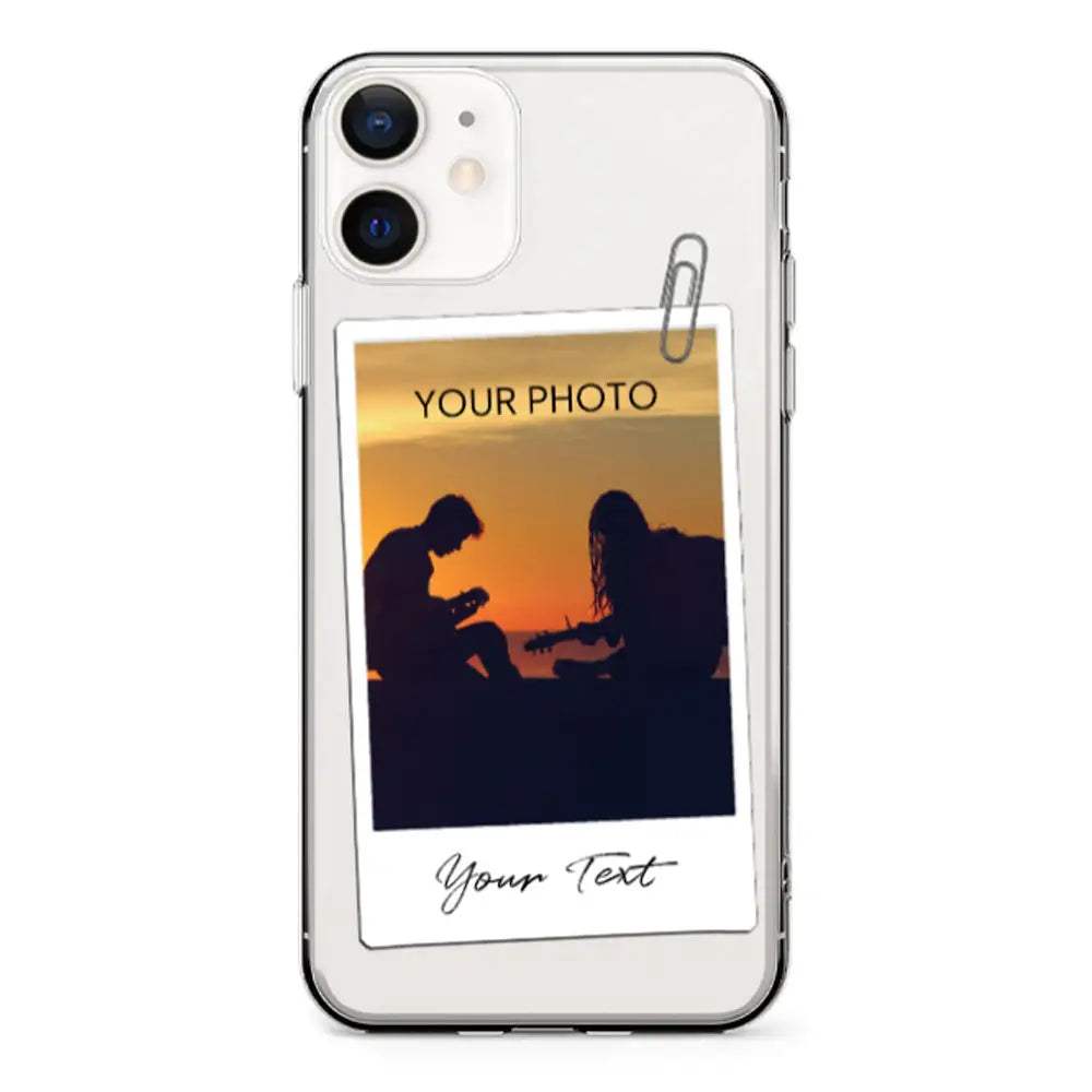 Apple iPhone 13 Mini / Clear Classic Phone Case Polaroid Photo Phone Case - Stylizedd.com