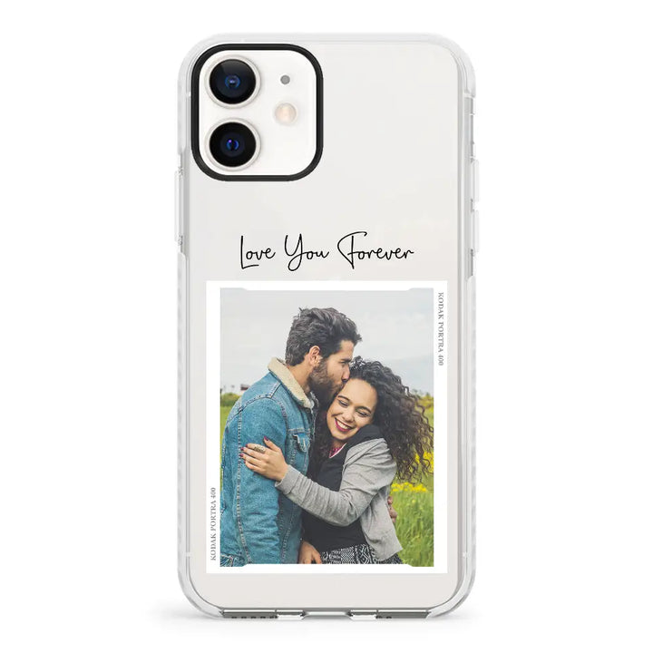 Apple iPhone 12 Mini / Impact Pro White Custom Memory Photo, Phone Case - Stylizedd.com