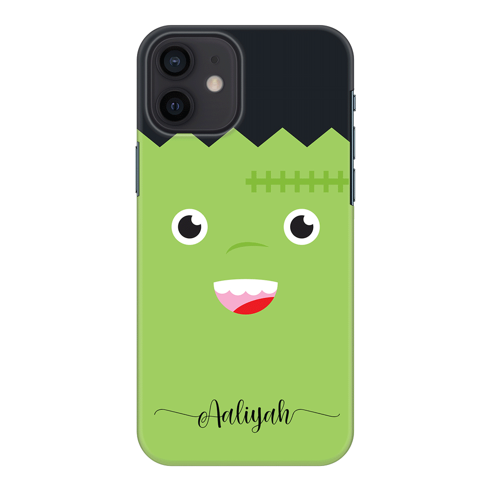 Apple iPhone 12 Mini / Snap Classic Personalized Text Cute Monsters, Phone Case - Stylizedd.com