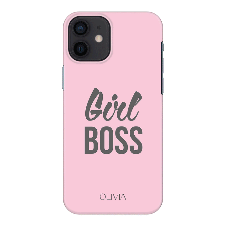 Apple iPhone 12 Mini / Snap Classic Personalized Name Girl Boss, Phone Case - Stylizedd.com