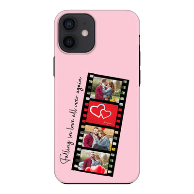 Apple iPhone 12 Mini / Tough Pro Phone Case Custom Valentine Photo Film Strips, Phone Case - Stylizedd