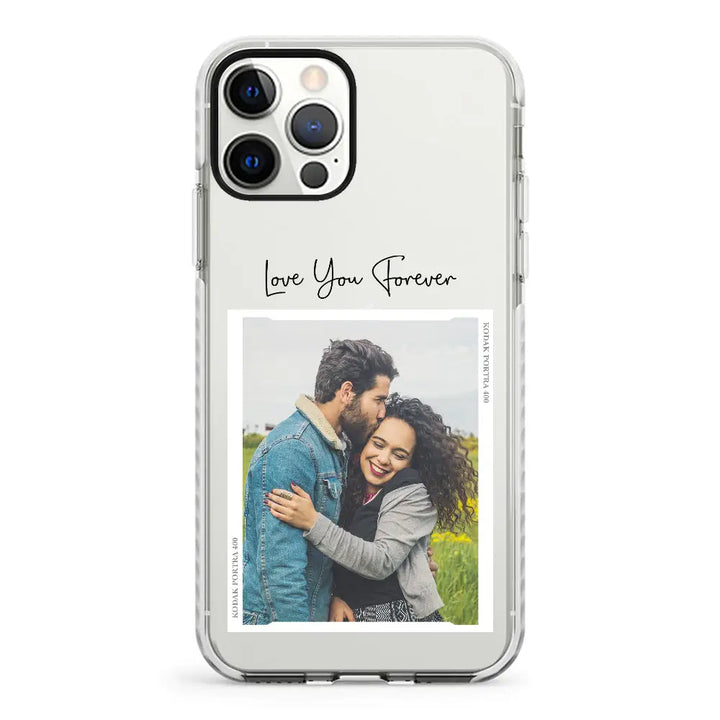 Apple iPhone 12 | 12 Pro / Impact Pro White Custom Memory Photo, Phone Case - Stylizedd.com