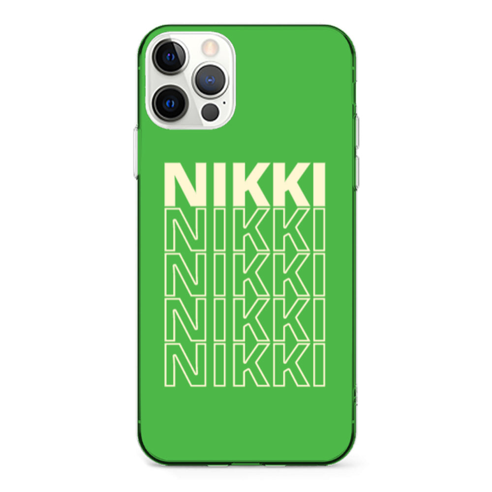 Apple iPhone 12 Pro Max / Clear Classic Repeated Monogram Phone Case - Stylizedd.com