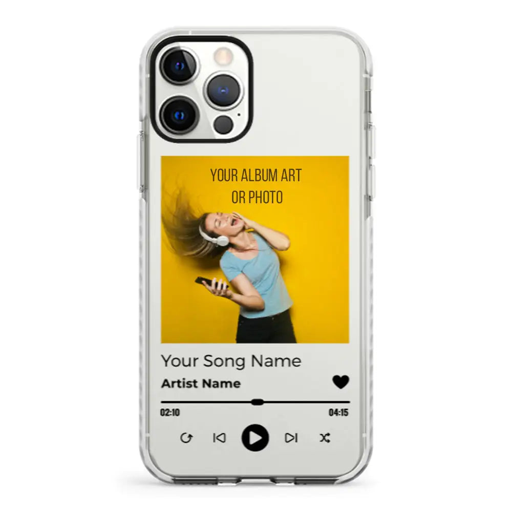Apple iPhone 12 Pro Max / Impact Pro White Phone Case Custom Album Art Phone Case - Stylizedd.com