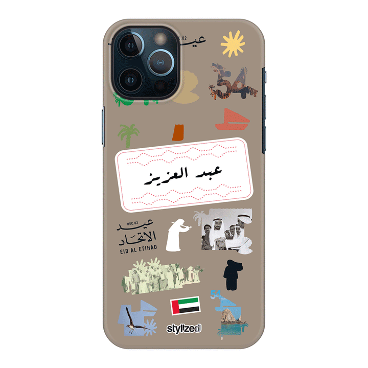 Apple iPhone 12 Pro Max / Snap Classic Custom Eid Al Etihad 54 National Day Sticker, Phone Case - Stylizedd.com