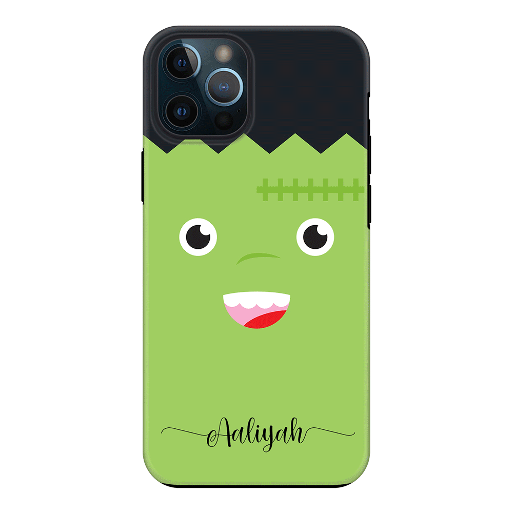 Apple iPhone 12 | 12 Pro / Tough Pro Personalized Text Cute Monsters, Phone Case - Stylizedd.com