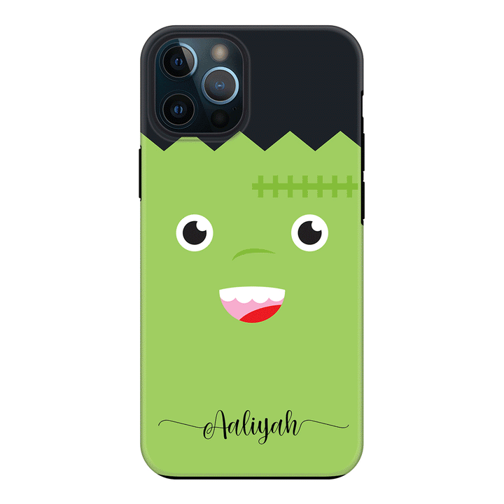 Apple iPhone 12 | 12 Pro / Tough Pro Personalized Text Cute Monsters, Phone Case - Stylizedd.com