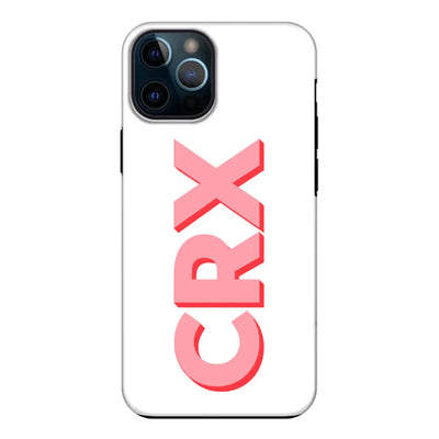 Apple iPhone 12 | 12 Pro / Tough Pro Phone Case Personalized Monogram Initial 3D Shadow Text Phone Case - Stylizedd.com