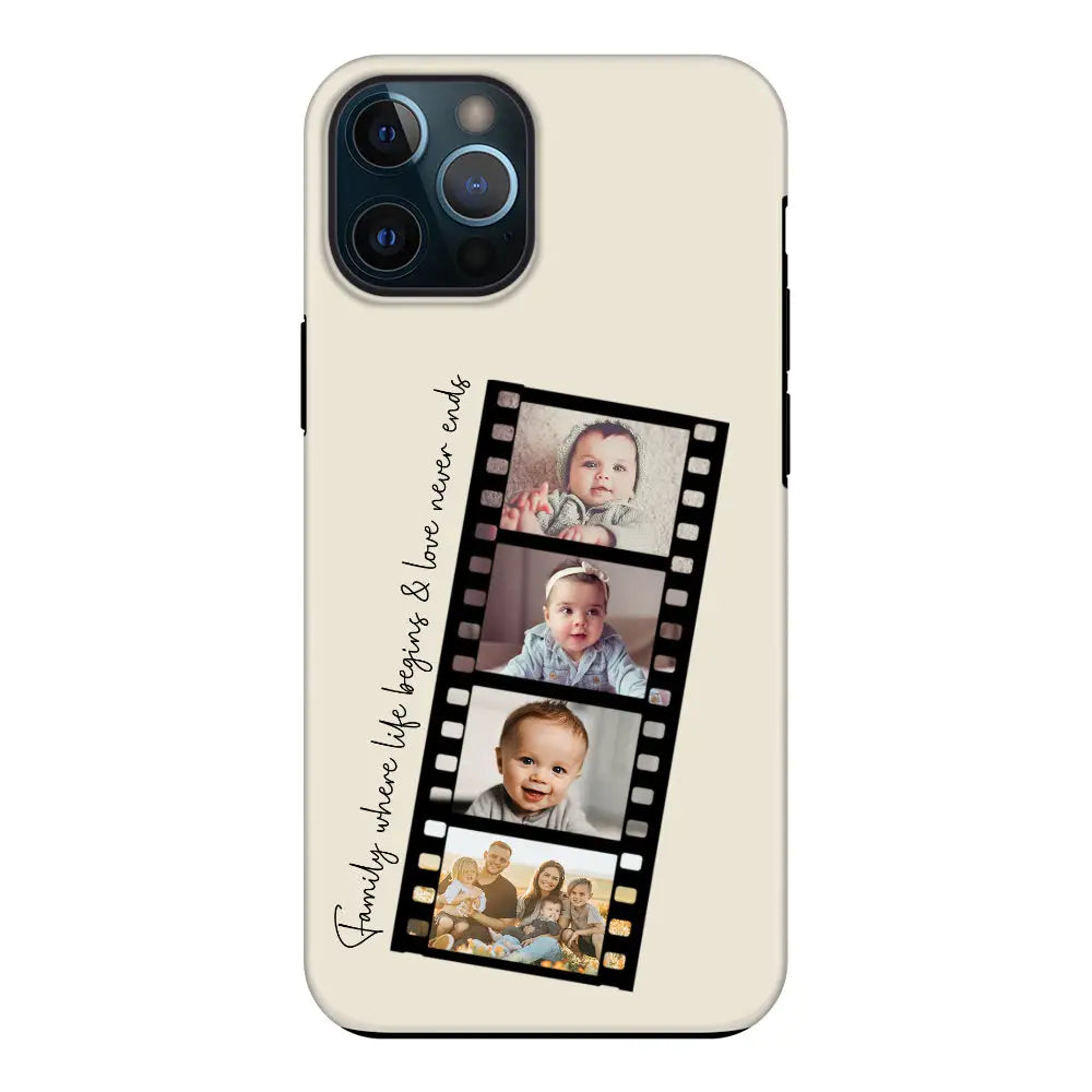 Apple iPhone 12 | 12 Pro / Tough Pro Phone Case Custom Film Strips Personalised Movie Strip, Phone Case - Stylizedd.com