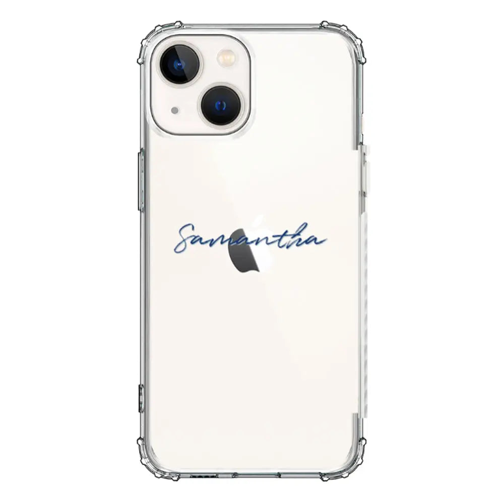 Apple iPhone 13 / Clear Classic Custom Text, My Name Phone Case - Stylizedd.com