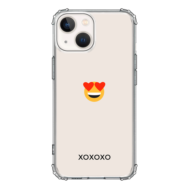 Apple iPhone 13 / Clear Classic Custom Text Emojis Emoticons, Phone Case - Stylizedd.com