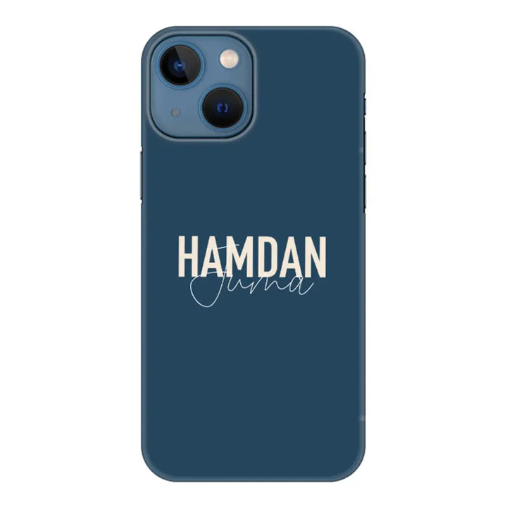 Apple iPhone 13 Mini / Snap Classic Personalized Name Horizontal, Phone Case - Stylizedd.com