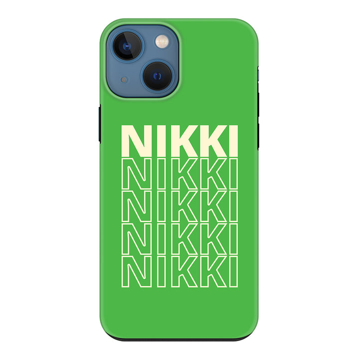 Apple iPhone 13 Mini / Tough Pro Repeated Monogram Phone Case - Stylizedd.com