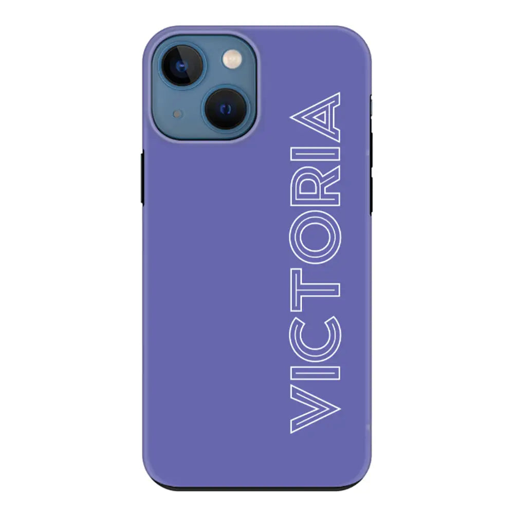 Apple iPhone 13 Mini / Tough Pro Personalized Name, Custom Phone Case - Stylizedd.com