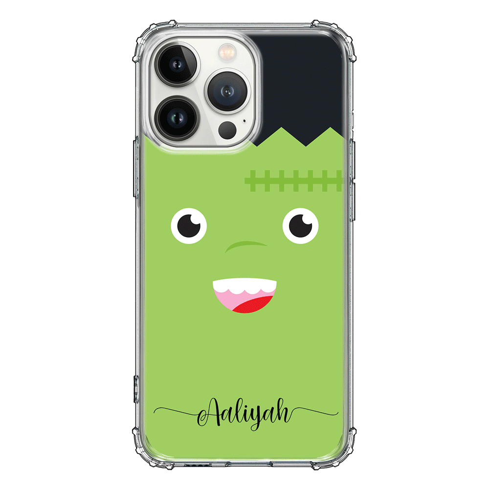 Apple iPhone 13 Pro / Clear Classic Personalized Text Cute Monsters, Phone Case - Stylizedd.com