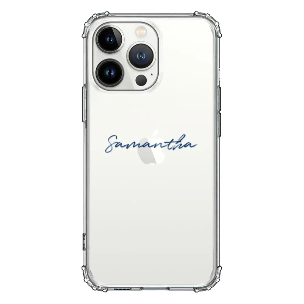 Apple iPhone 13 Pro / Clear Classic Custom Text, My Name Phone Case - Stylizedd.com