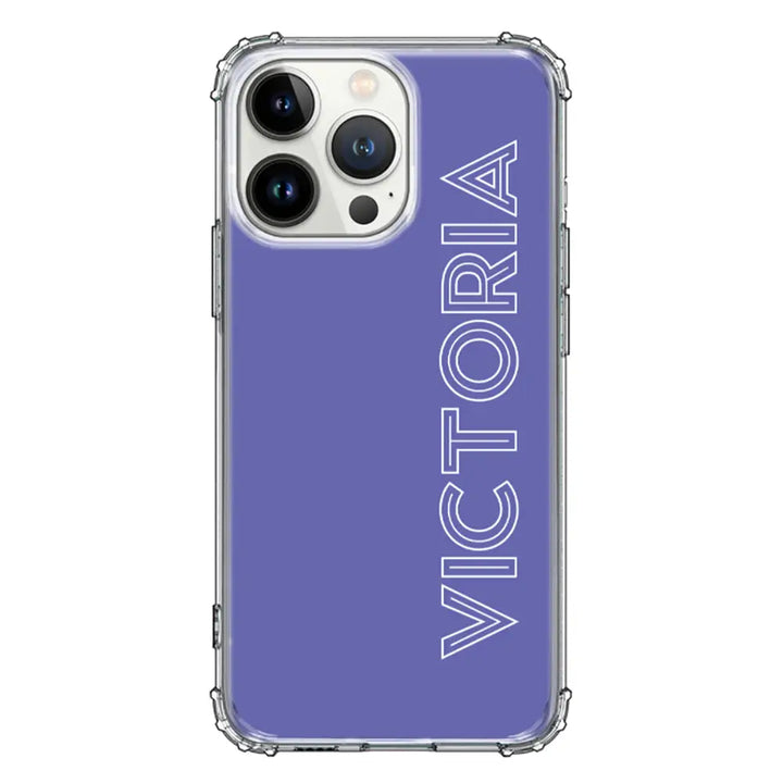 Apple iPhone 13 Pro / Clear Classic Personalized Name, Custom Phone Case - Stylizedd.com