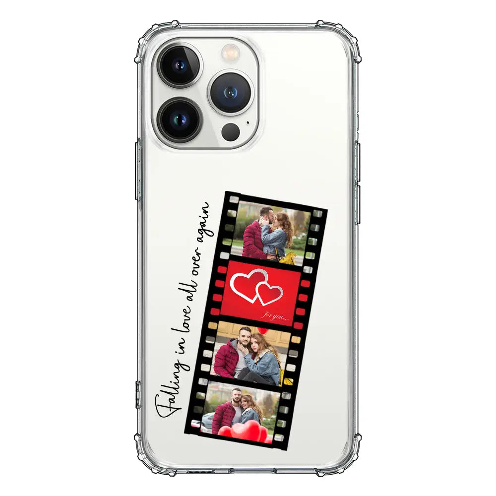 Apple iPhone 13 Pro / Clear Classic Custom Valentine Photo Film Strips, Phone Case - Stylizedd.com