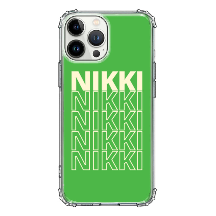 Apple iPhone 13 Pro Max / Rugged Black Repeated Monogram Phone Case - Stylizedd.com